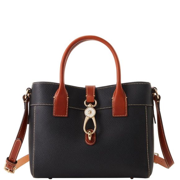 Dooney & Bourke Handbags - Dooney & Bourke Pebble Grain Amelie Tote - Black